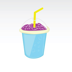 Cartoon drink vector