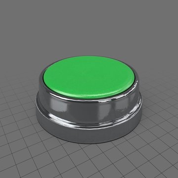Flat green button
