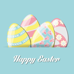 happy easter design concept