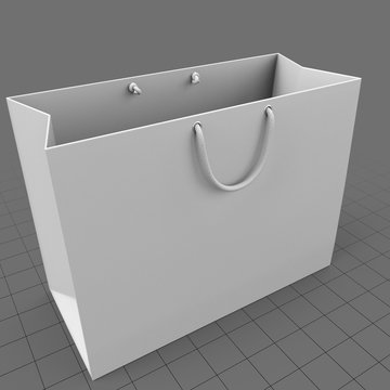 Large shopping bag with handles