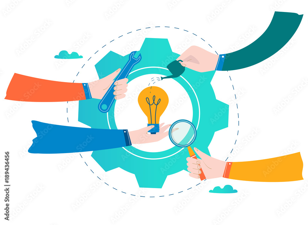 Poster business development, project and research, testing and improvement design for mobile and web graphi