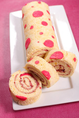 roll cake for valentine's day