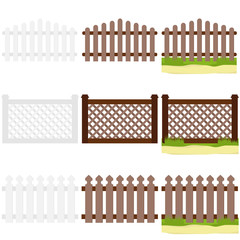 A wooden fence with grass.