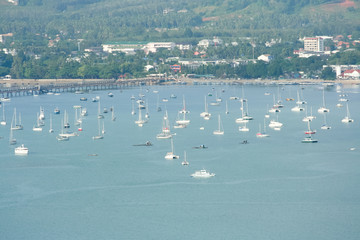 Bird eye View of Phuket Bay