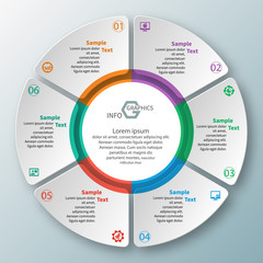 Abstract 3D Paper Infographics
