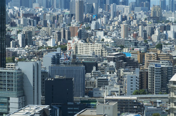 東京風景　大都会の街クローズアップ