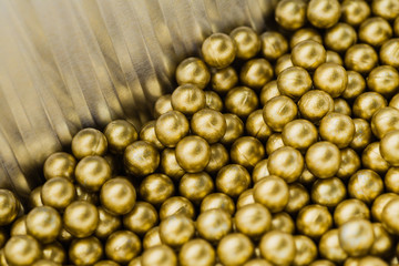 Plastic balls closeup for background