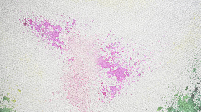 White and Colorful leatherette texture for background . © chanida
