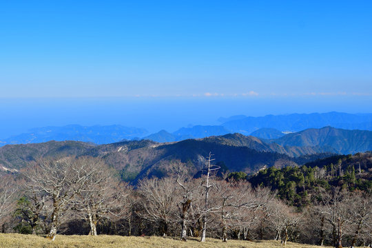 大台ケ原山で見た眼下の絶景