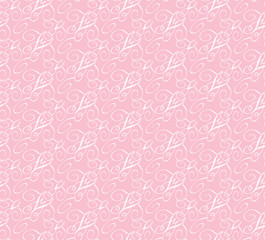 abstract pink vector pattern damask seamless background