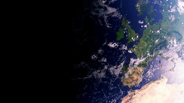 Great Britain, UK and Ireland, View From Space