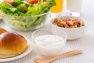 朝食~ヨーグルト