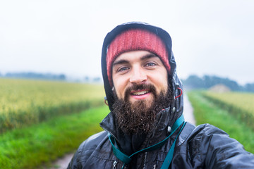 Selfie eines Abenteurers