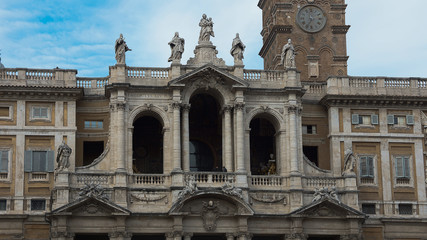 The Basilica of Santa Maria Maggiore in Rome.Italy.