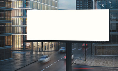 blank billboard - obrazy, fototapety, plakaty
