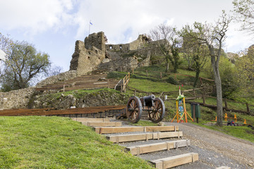 Cannon in the fortress of Szigliget