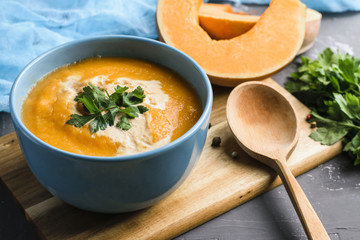 Pumpkin soup puree