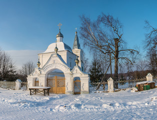 The Church of the Holy Face of Jesus Christ in the village of Marshovo, Komsomolsky district, Ivanovo region.
