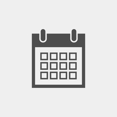 Calendar flat vector icon