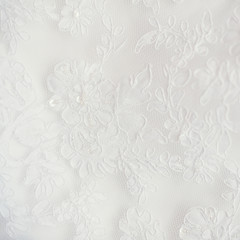 White lace texture close up