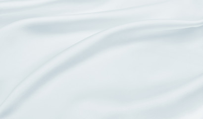 Fototapeta premium Smooth elegant grey silk or satin luxury cloth as wedding background. Luxurious Christmas background or New Year background design