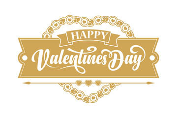 Valentines day design element