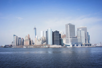 Naklejka premium Skyline