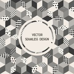 Seamless pattern cubes