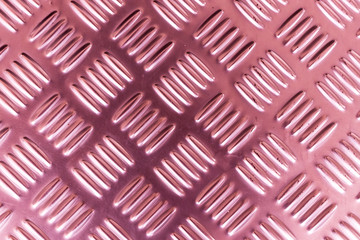Silver metal floor with  arrangement striped pattern