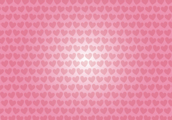 pink hearts as background for valantine