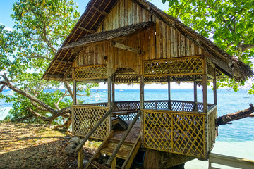 Bamboo Beach Hut in Alona, Panglao - Bohol, Philippines