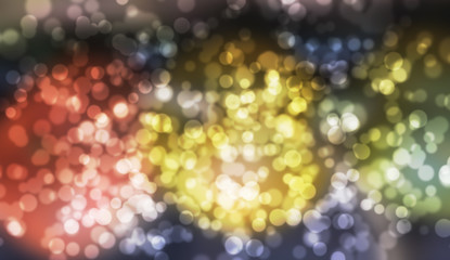 Colorful bokeh background