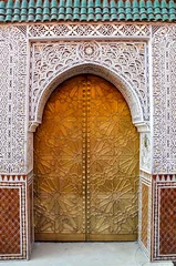 Reich verzierte Tür in Marrakesch in Marokko © Chris White