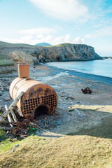 Blubber oven, Bear Island, Norway