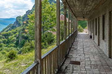 Fototapeta na wymiar Shiomghvime Monastery Complex, near Mtskheta and Tbilisi, Georgia, Eastern Europe.