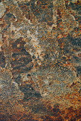 texture of rusty iron, cracked paint on an old metallic surface, sheet of rusty metal with cracked and flaky paint,  corrosion, decay metal background, decay steel, decay