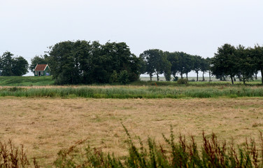 Fototapeta na wymiar View on the former island of Schokland