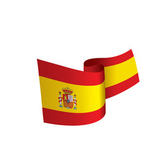 Fototapeta premium spain flag, vector illustration