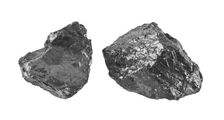 coal isolated on white background