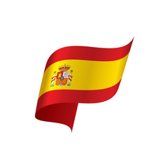 spain flag, vector illustration