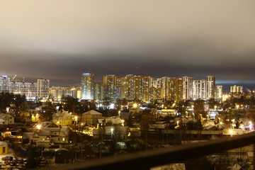 Obraz na płótnie Canvas City at night