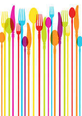 Cutlery Background DIN Color