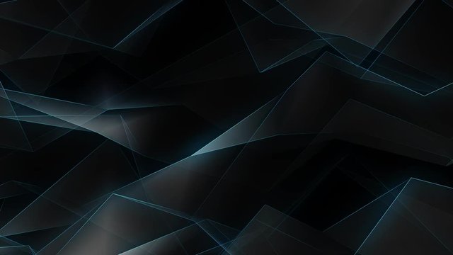 Glowing Lines Polygonal Refraction Background Loop