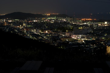 白浜西山公園の夜景