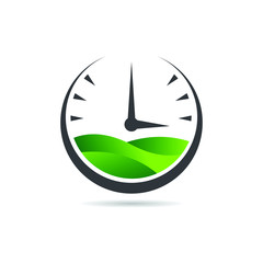Natural Eco Clock Hour