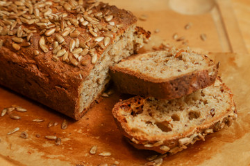 Homemade fresh baked bread