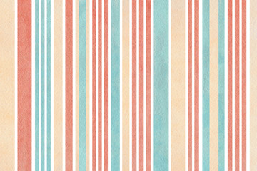 Watercolor striped background.
