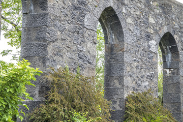 Fototapeta na wymiar McCaig's Tower in Oban, Scotland