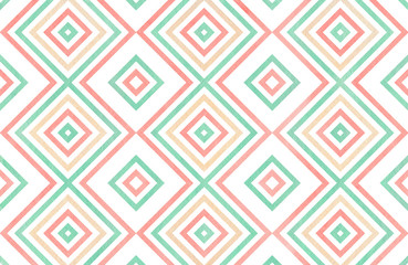 Watercolor geometrical pattern.