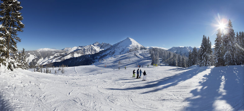 Austria, Styria, Liezen District, Schladming, Planai ski area